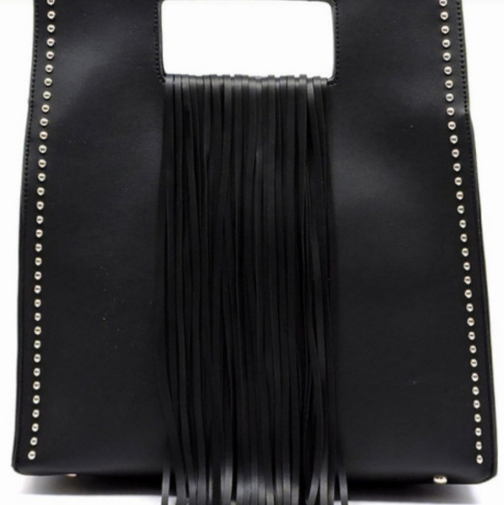 Studded fringe bag - Picture 2 of 6